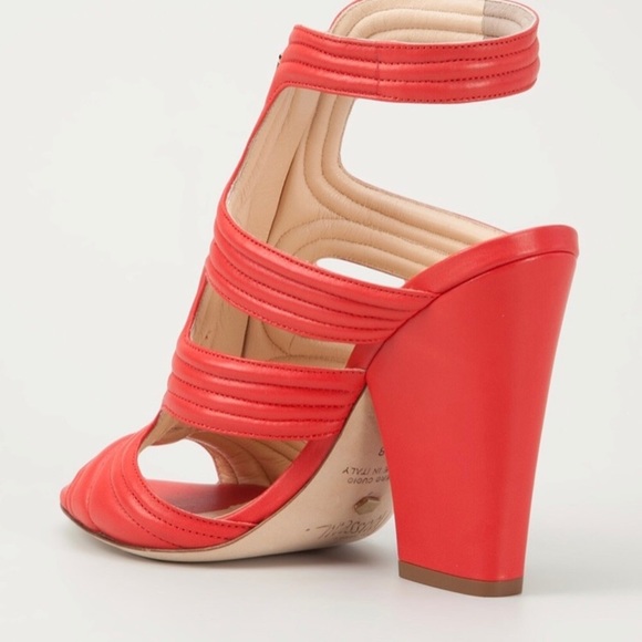 Jerome C. Rousseau Red Narms Sandal - Picture 4 of 7